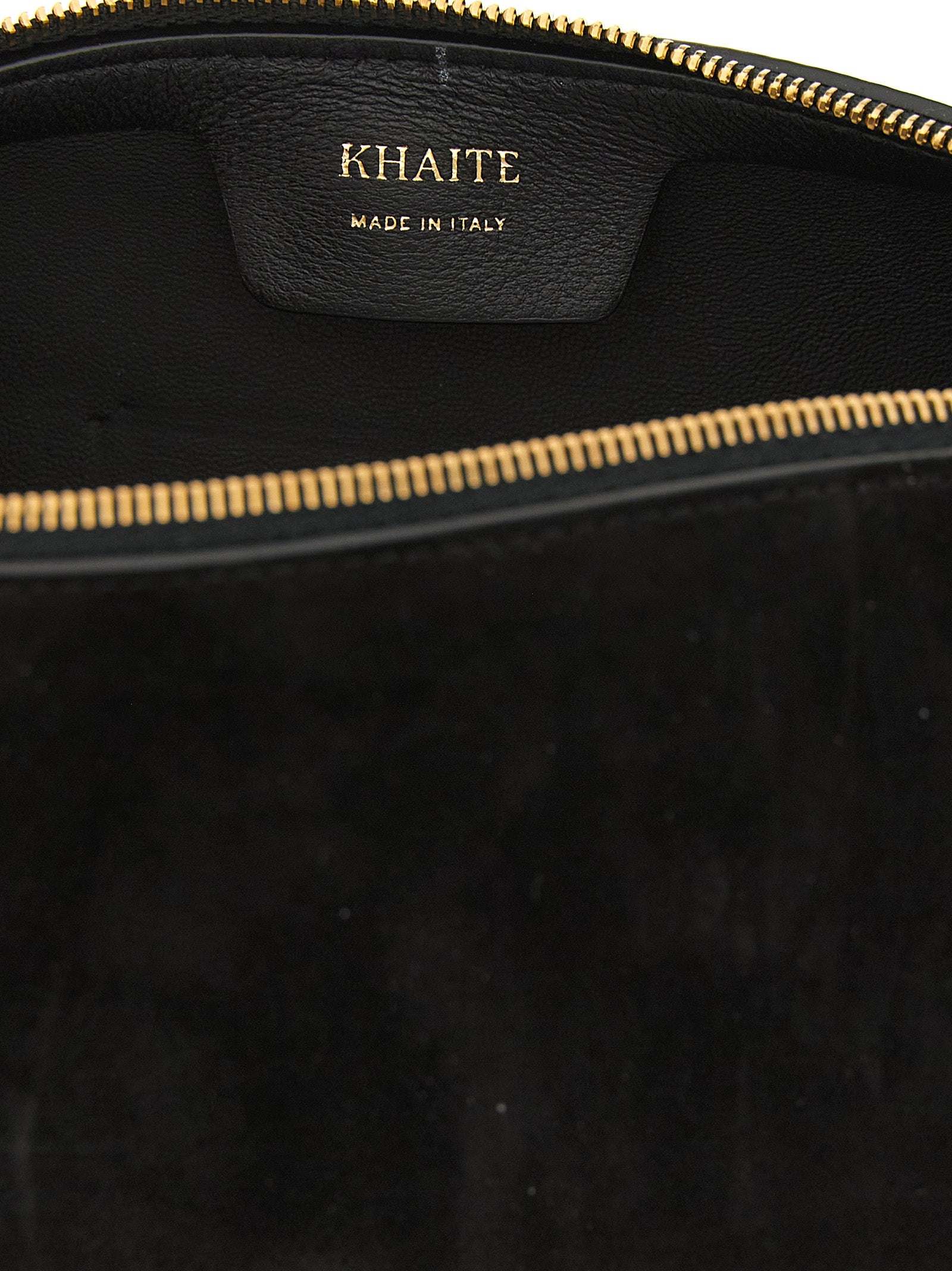 Khaite Black Calfskin Crossbody Bag