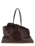 Purple Bovine Leather Shoulder Bag