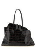 Brown Bovine Leather Shoulder Bag