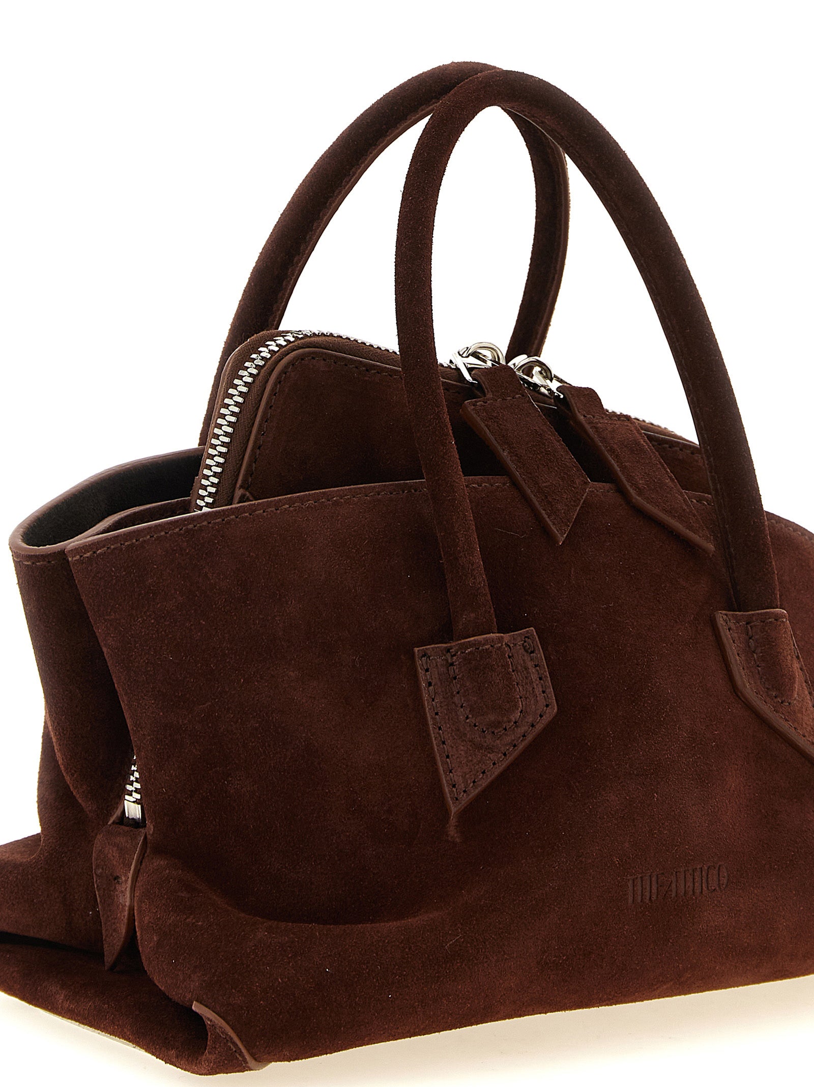 Brown Bovine Leather Handbag