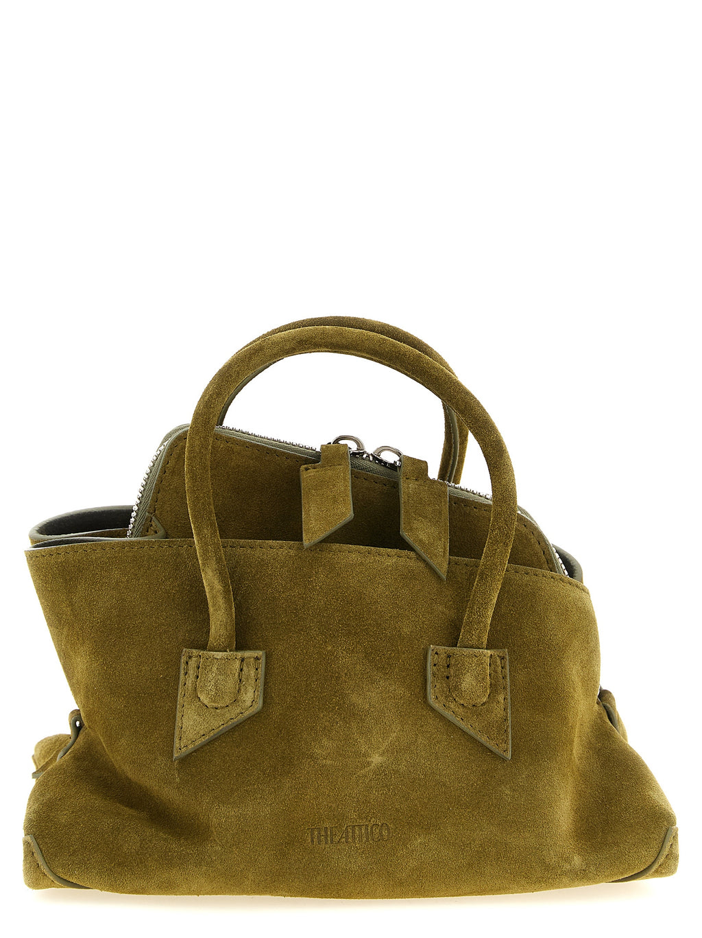 Bicolor Bovine Leather Handbag
