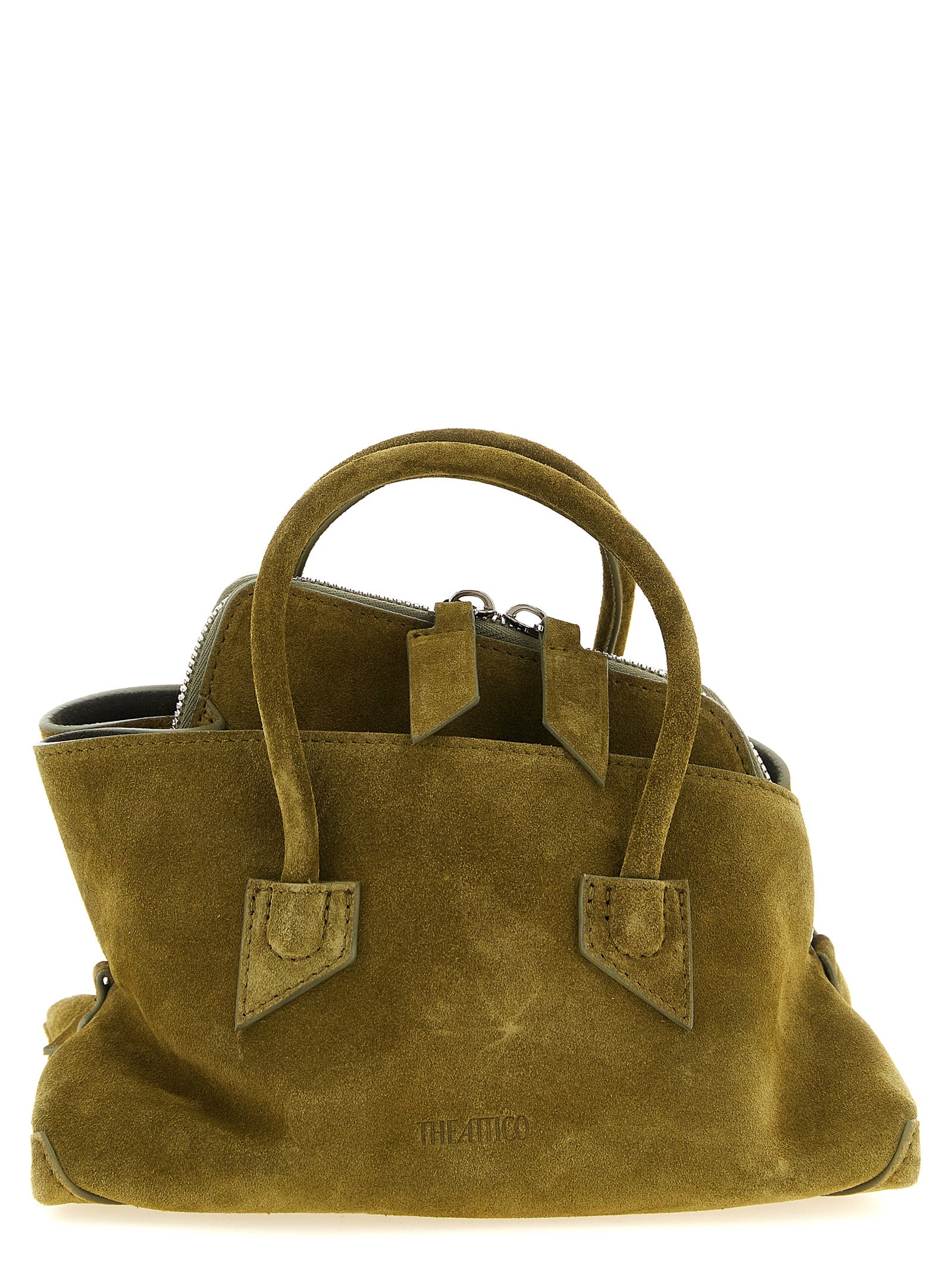 Bicolor Bovine Leather Handbag