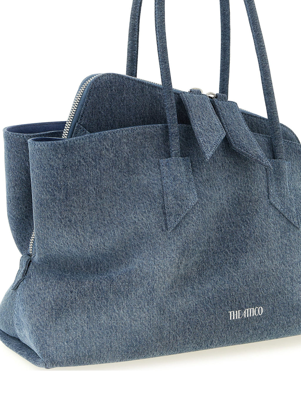 Blue Cotton Shoulder Bag