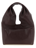 Bordeaux Lamb Leather Shoulder Bag