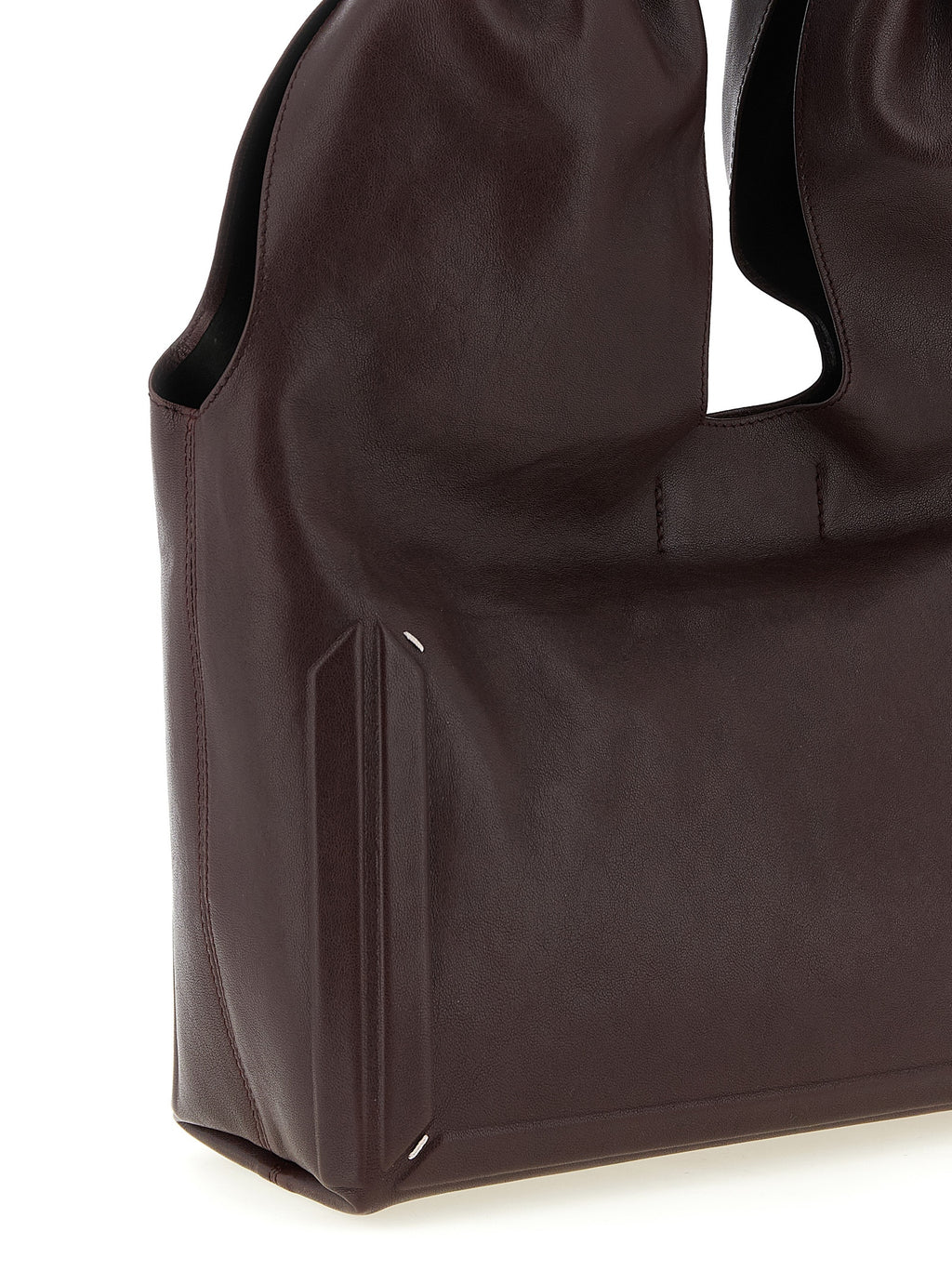Bordeaux Lamb Leather Shoulder Bag