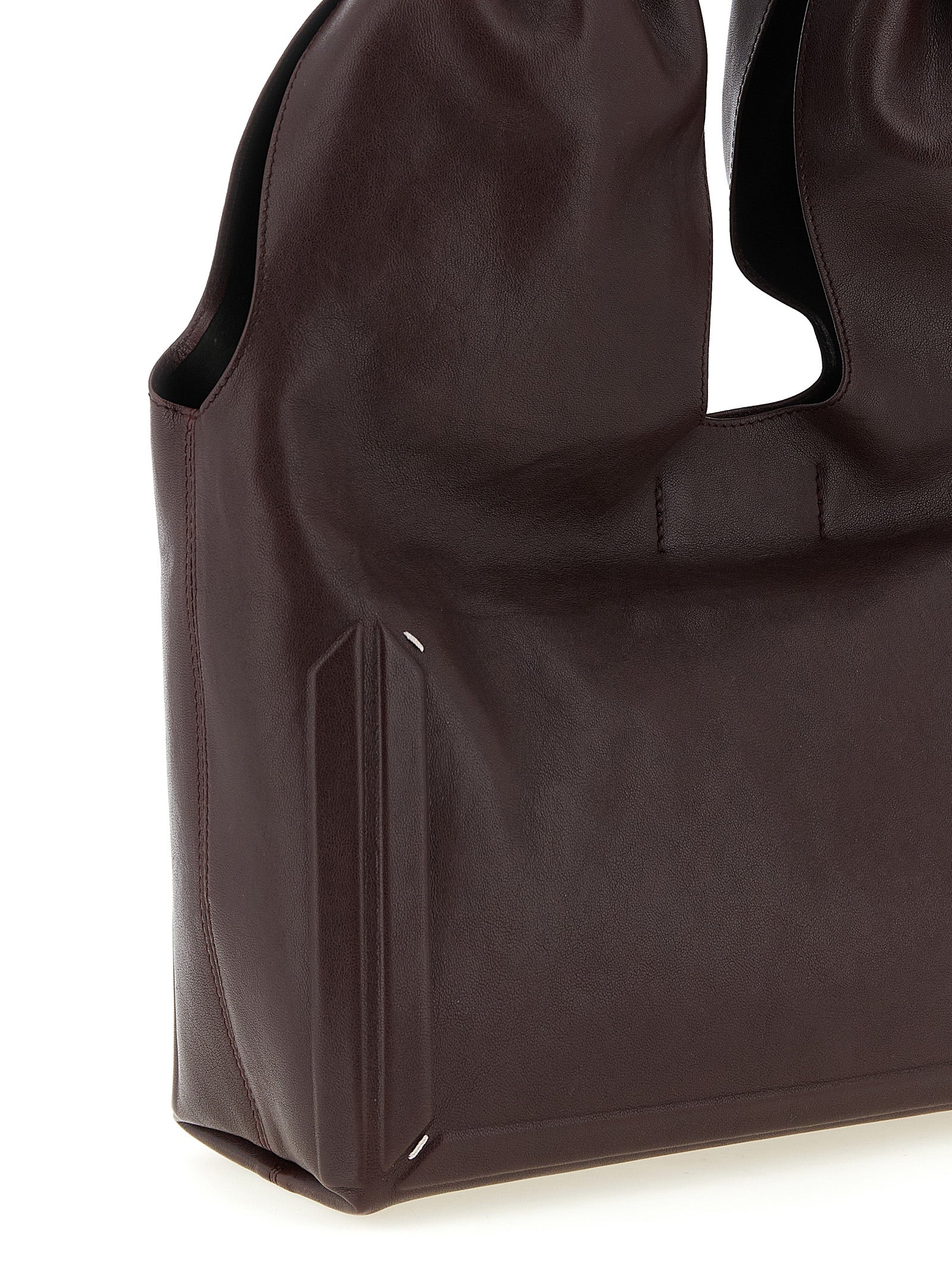 Bordeaux Lamb Leather Shoulder Bag