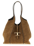 Brown Calfskin Tote Bag