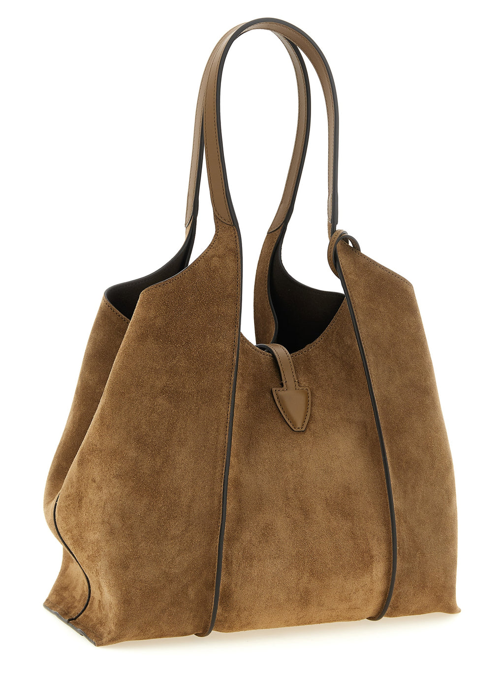 Brown Calfskin Tote Bag