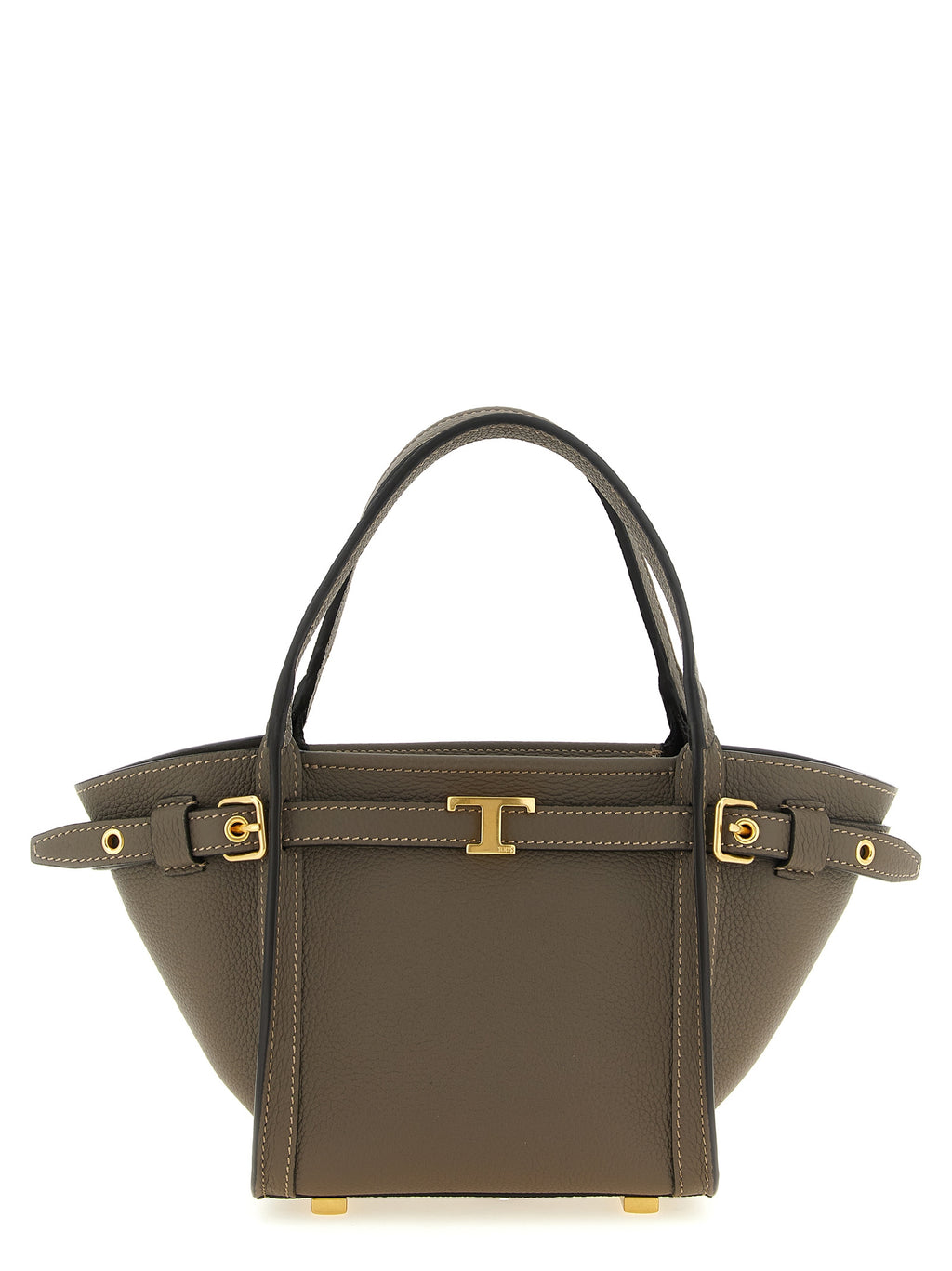 Gray Calfskin Tote Bag