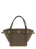 Gray Calfskin Tote Bag