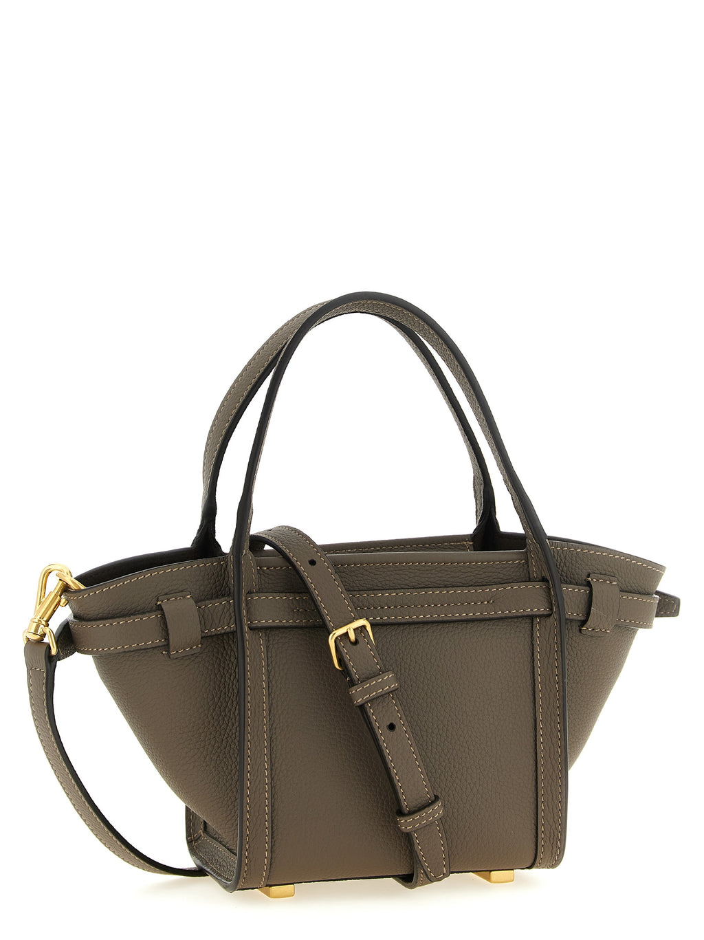 Gray Calfskin Tote Bag