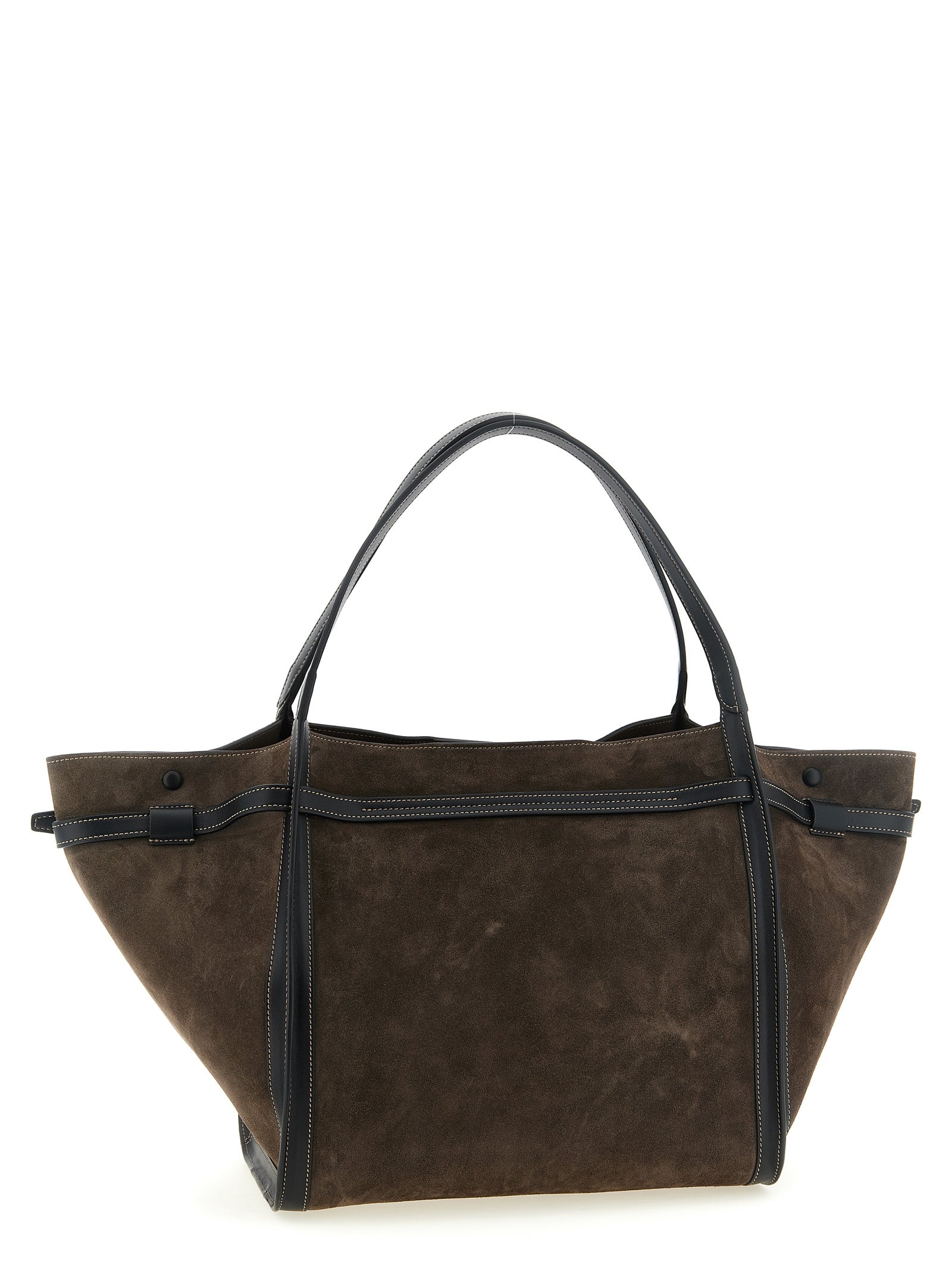 Tod's Brown Calfskin Tote Bag