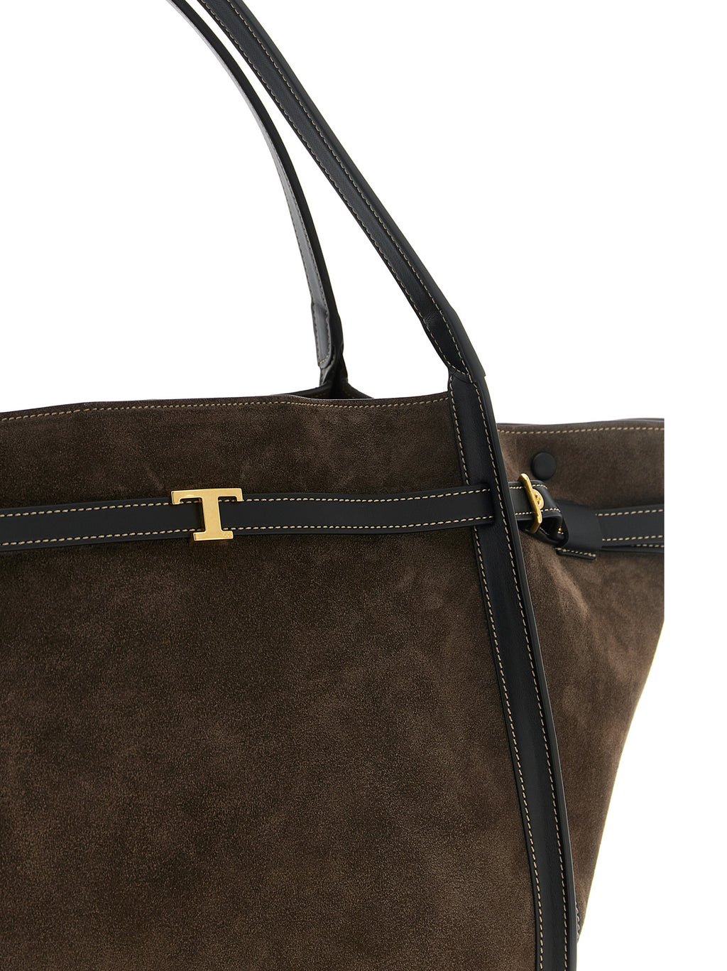 Brown Calfskin Tote Bag