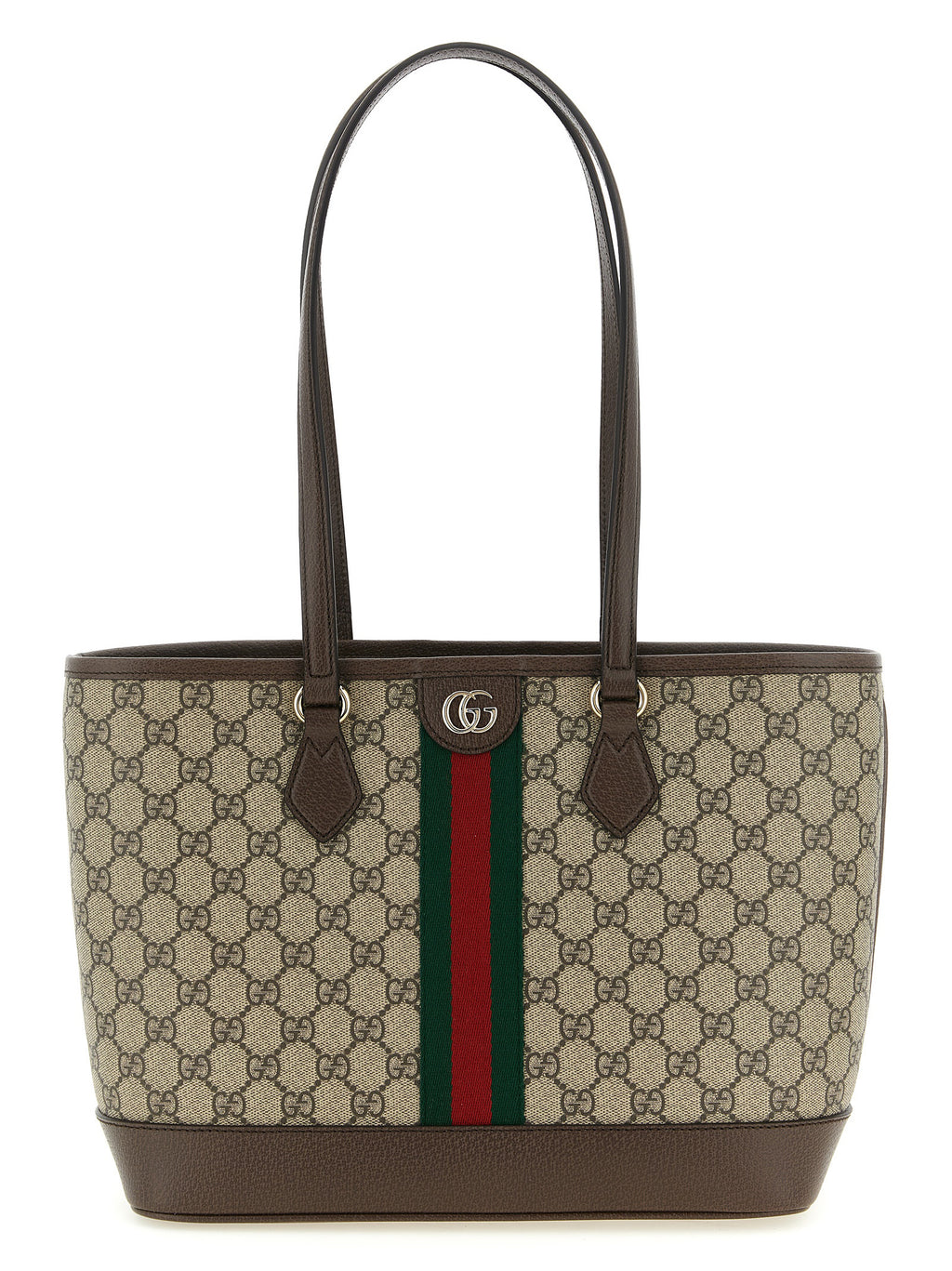 Brown Polyethylene Tote Bag