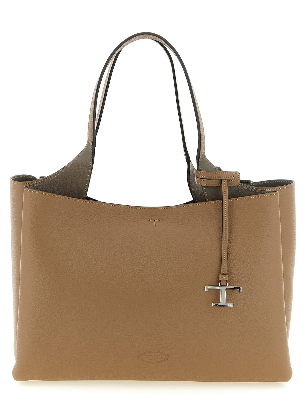 Brown Calfskin Tote Bag