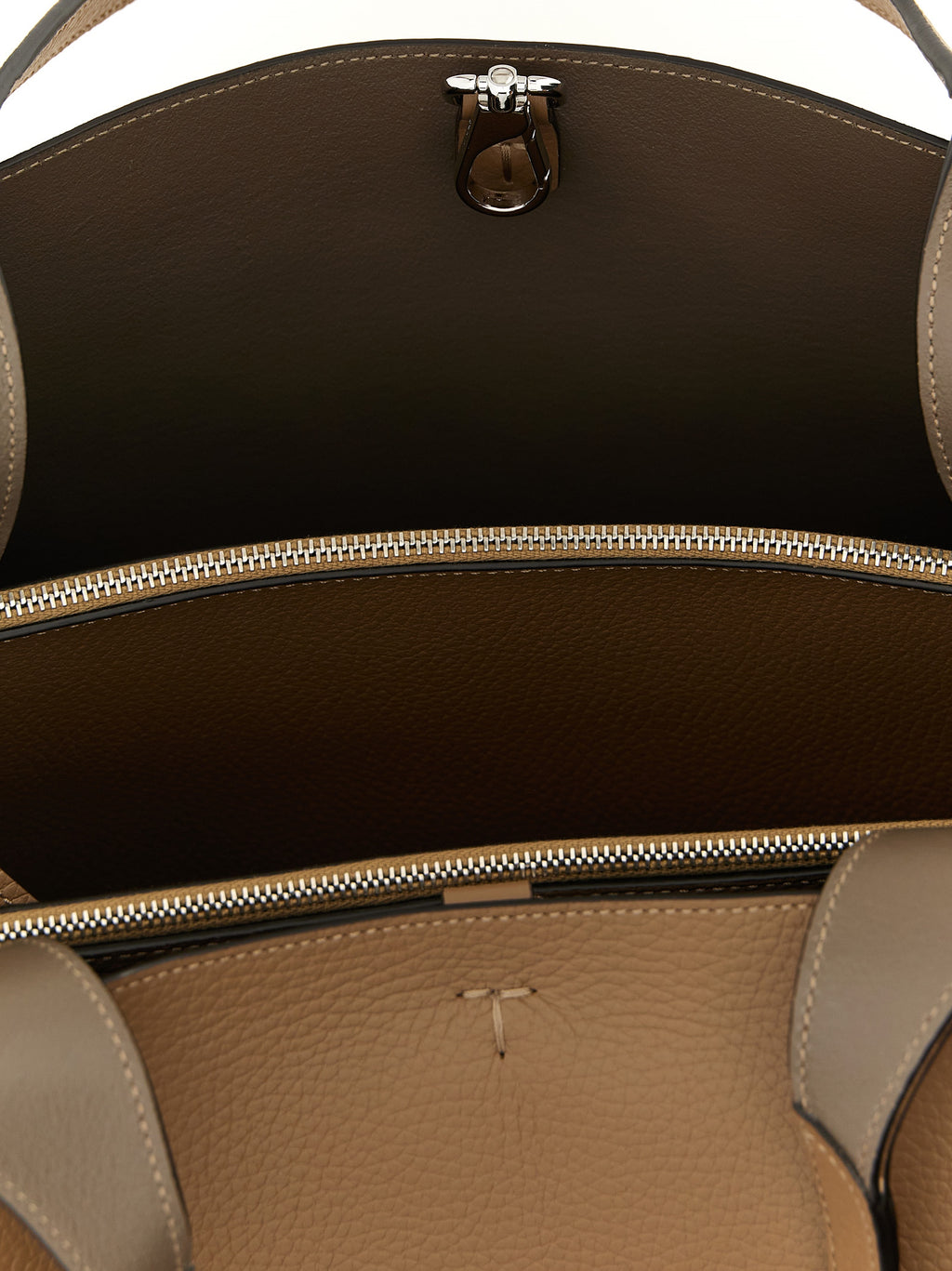 Brown Calfskin Tote Bag