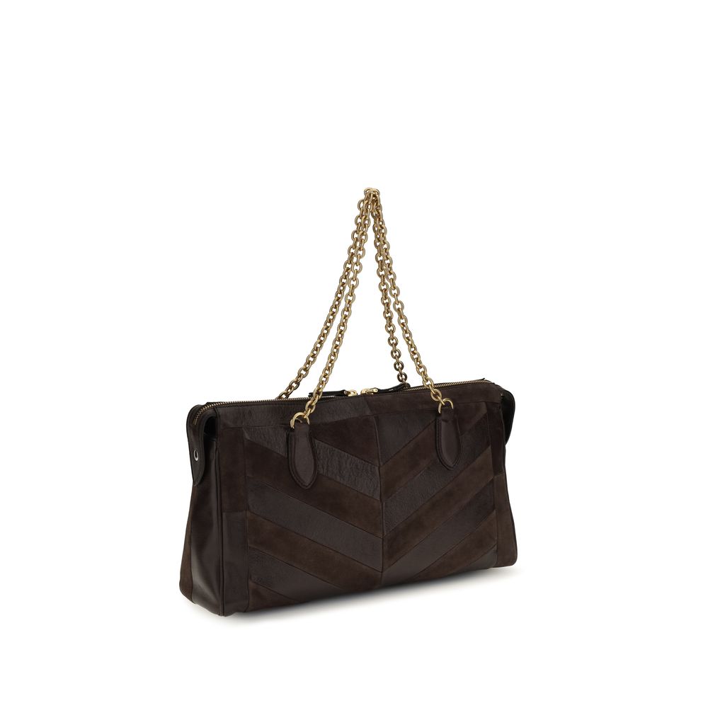 Brown Calf Leather Bos Taurus Shoulder Bag