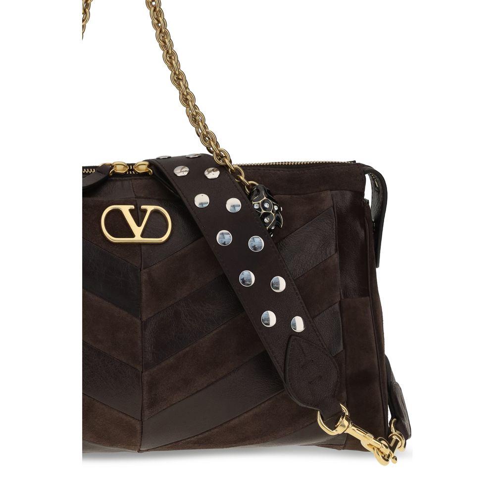 Brown Calf Leather Bos Taurus Shoulder Bag