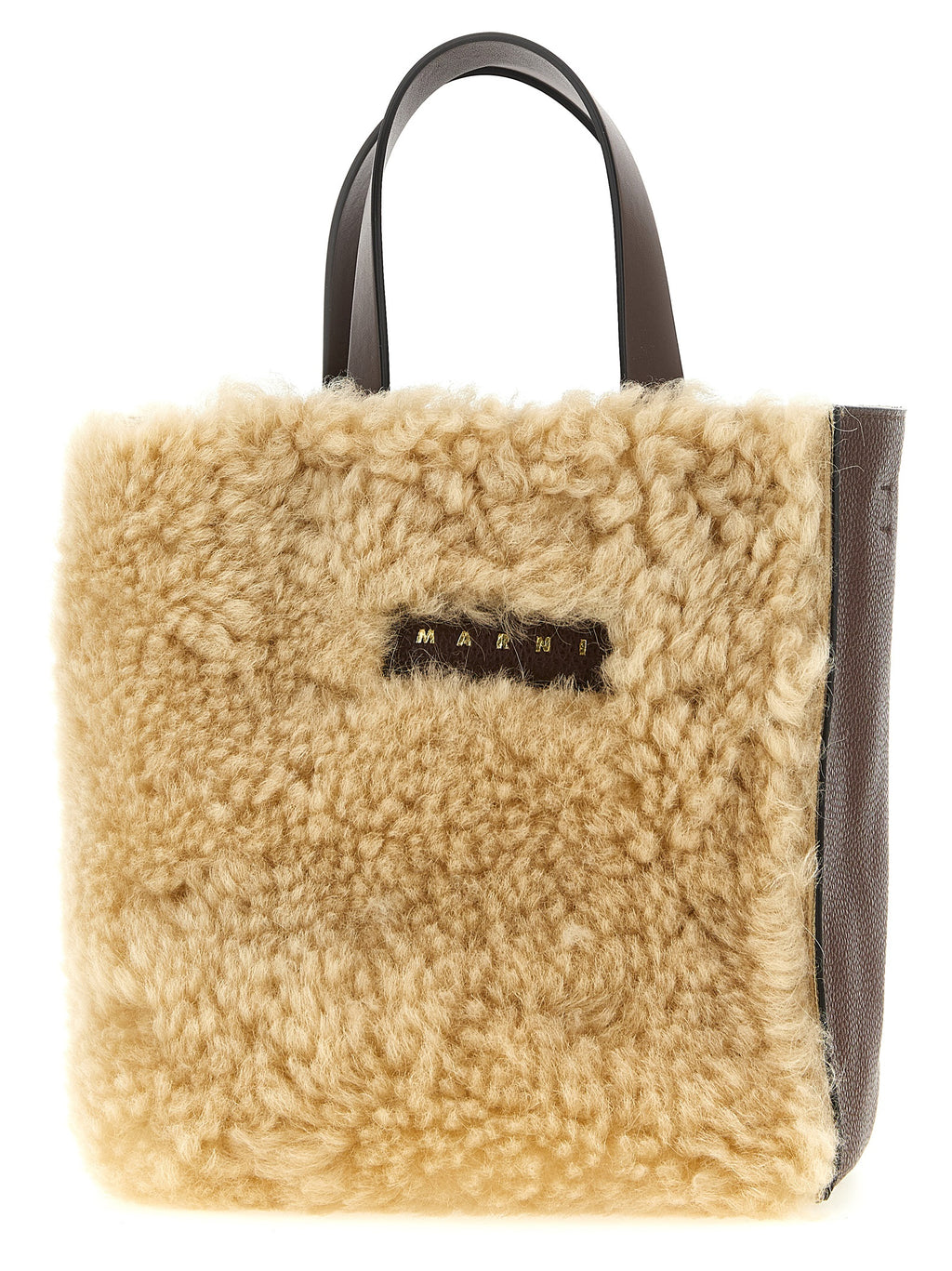 Multicolor Lamb Leather Handbag