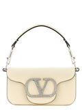 White Calfskin Shoulder Bag