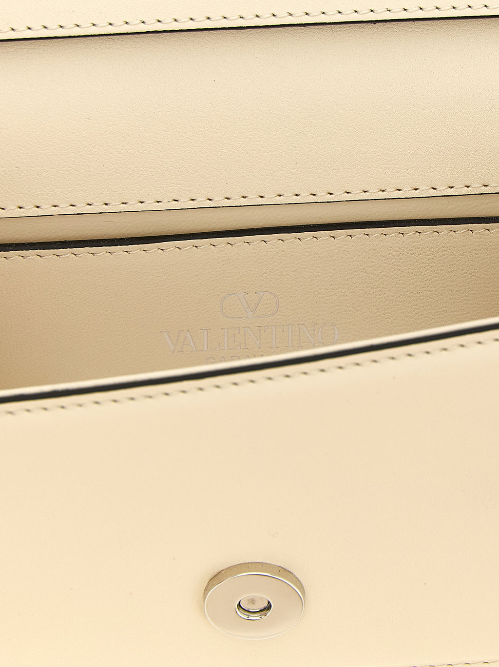 White Calfskin Shoulder Bag