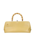 Yellow Leather Crossbody Bag