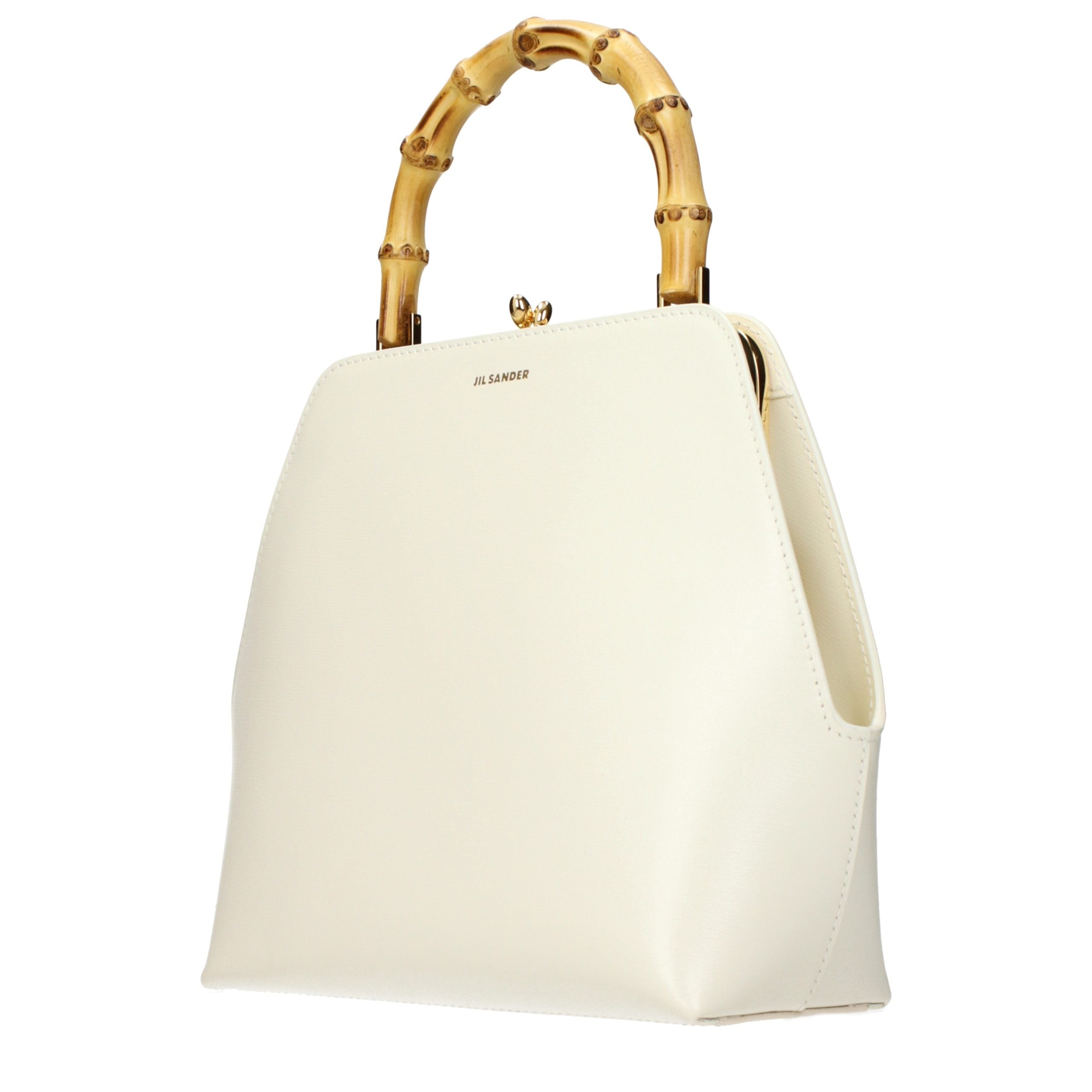 Beige Leather Handbag