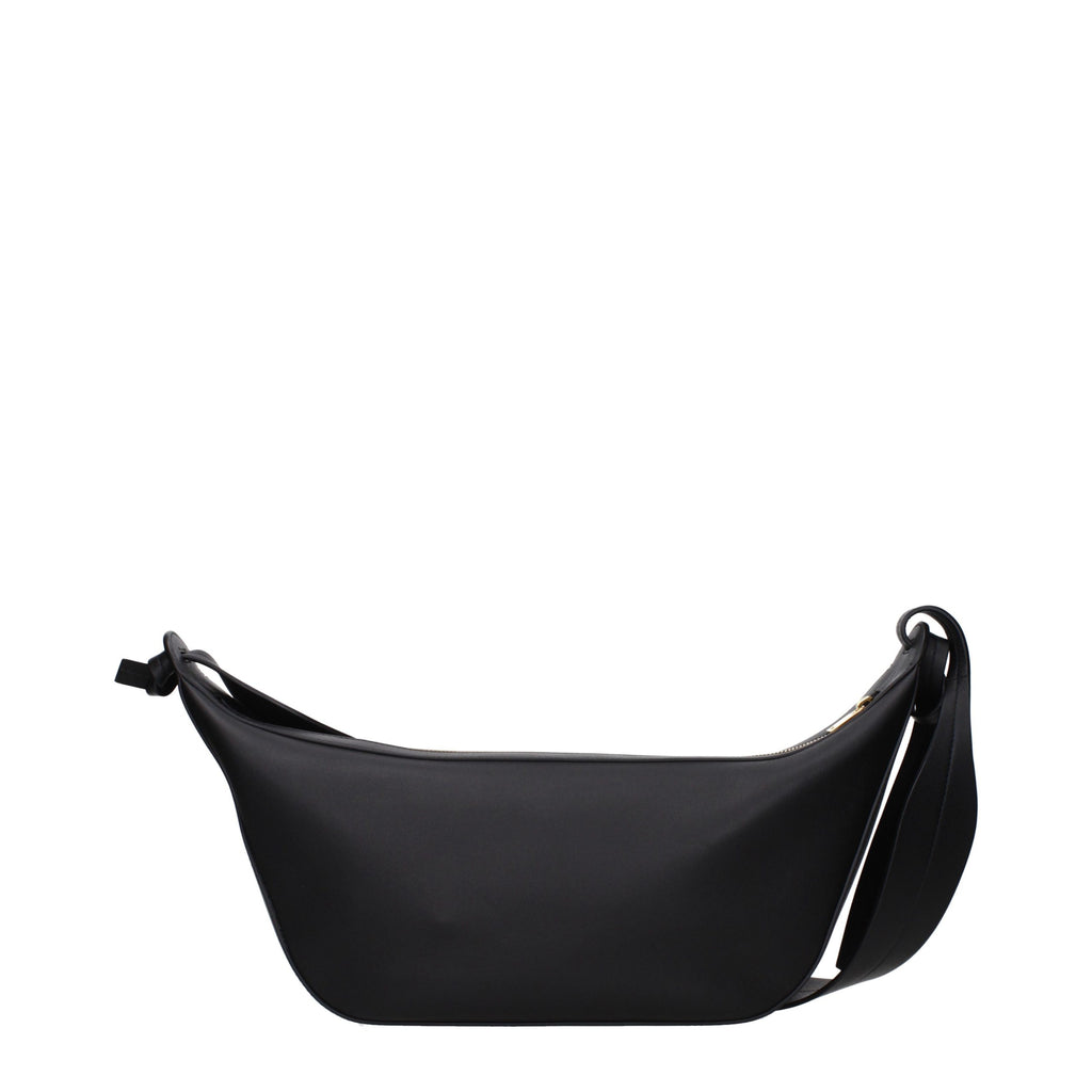 Black Leather Shoulder Bag