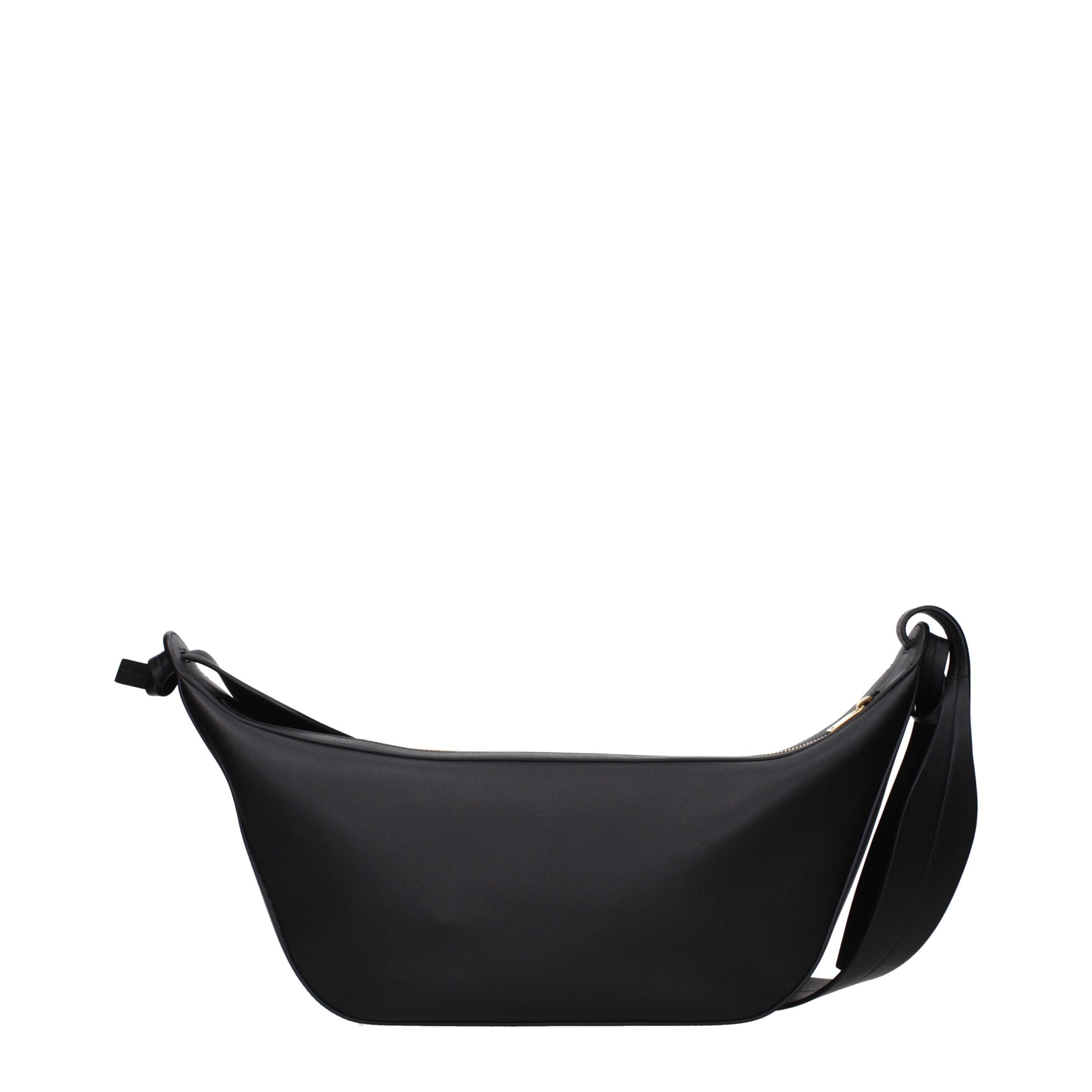 Black Leather Shoulder Bag