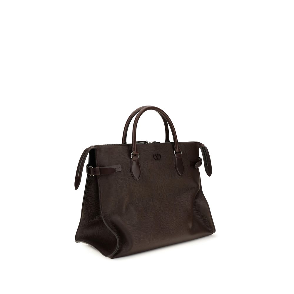 Brown Calf Leather Bos Taurus Handbag