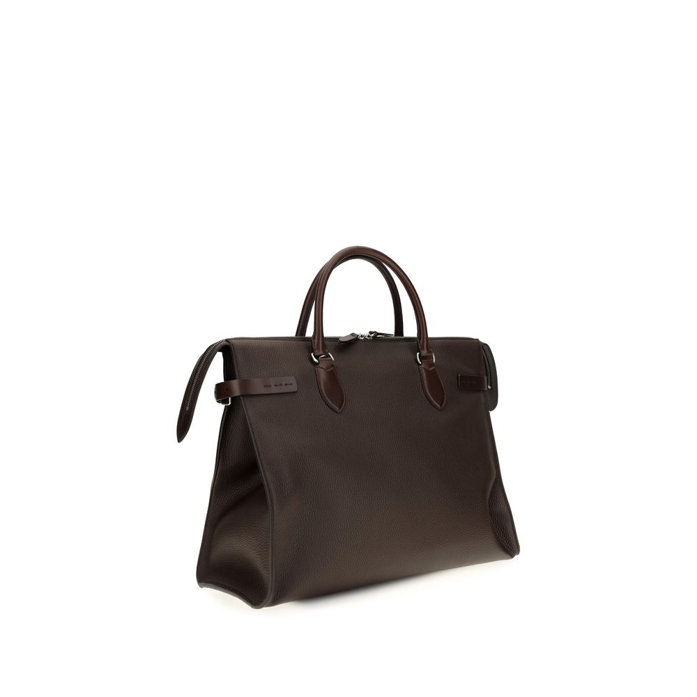 Brown Calf Leather Bos Taurus Handbag