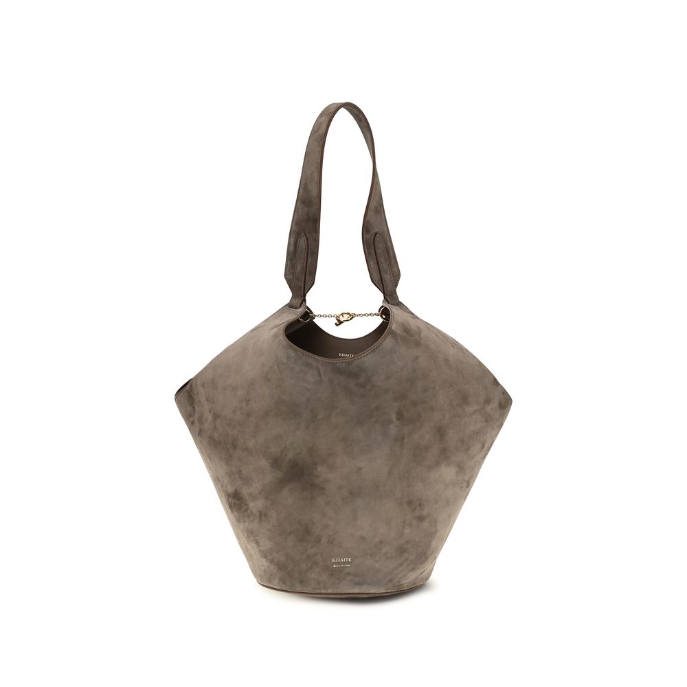Beige Calf Leather Bos Taurus Shoulder Bag