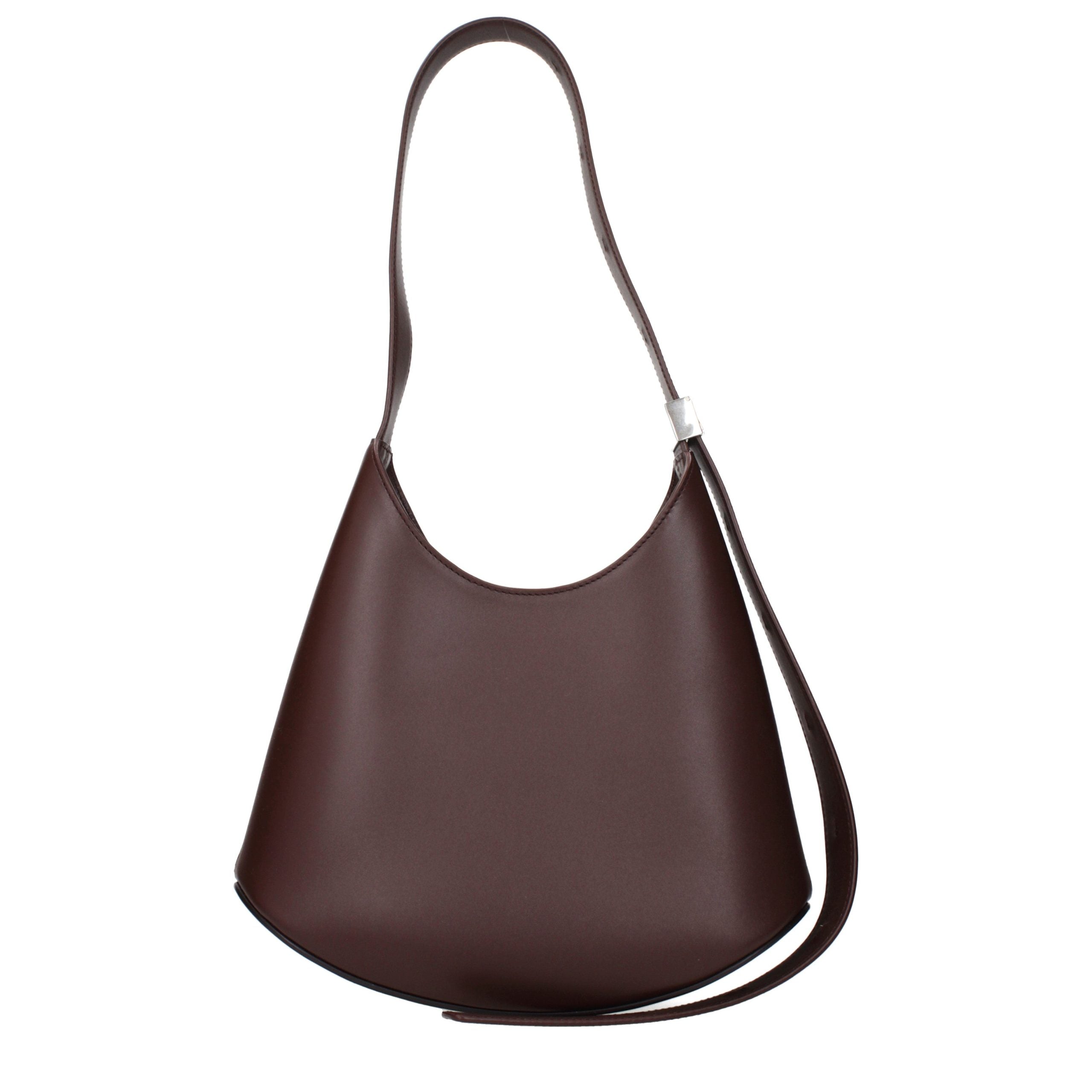 Red Leather Shoulder Bag
