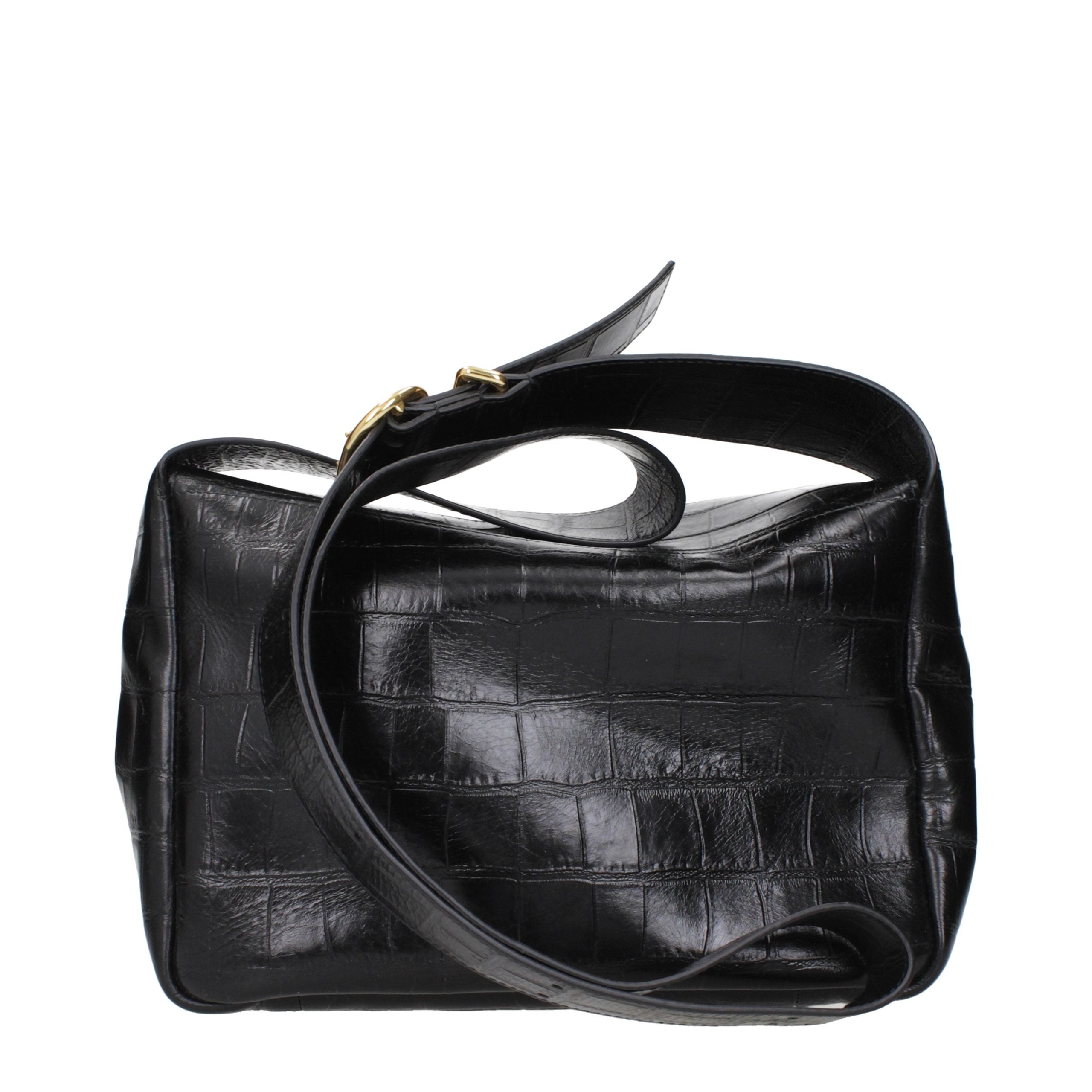 Jil Sander Black Leather Crossbody Bag