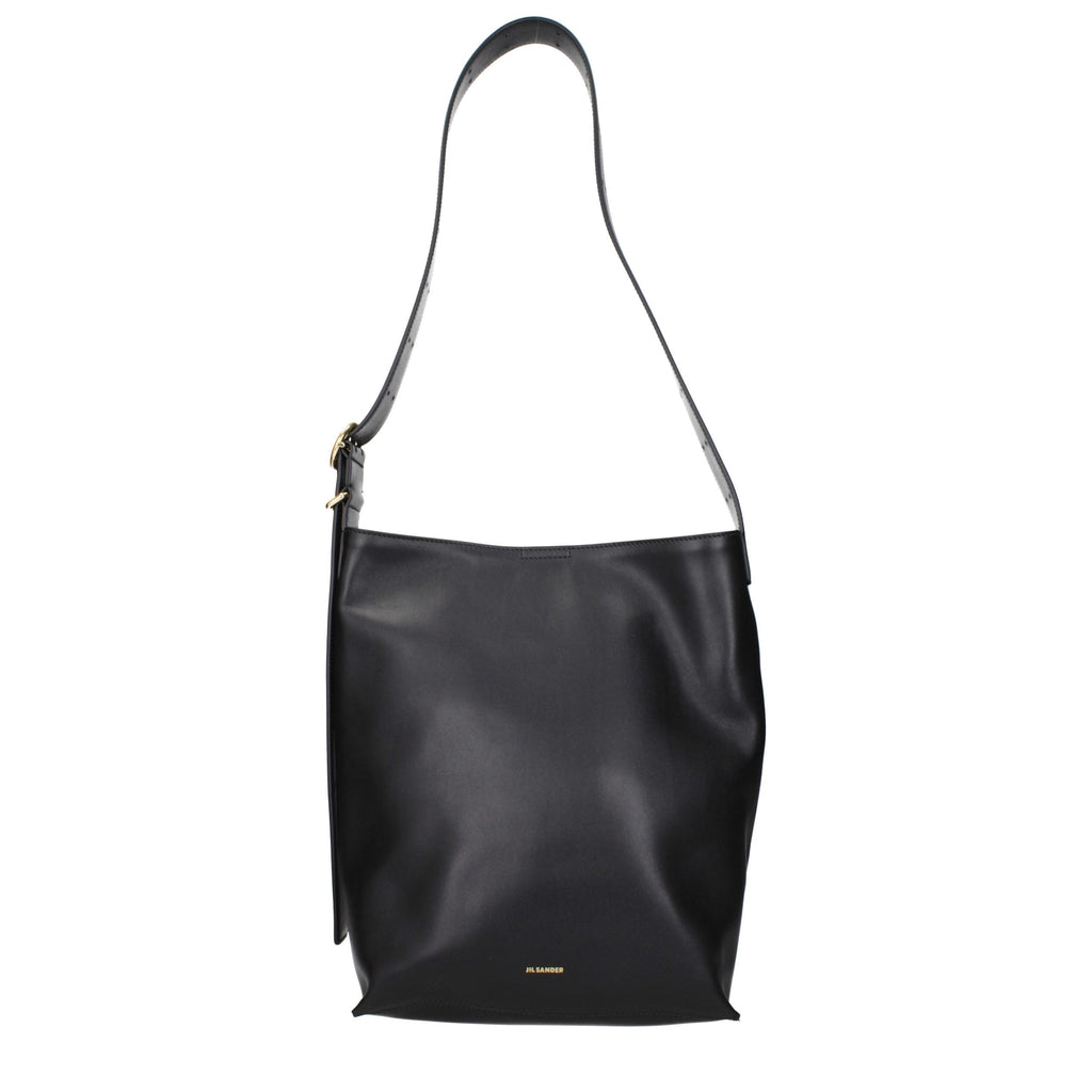 Black Leather Crossbody Bag