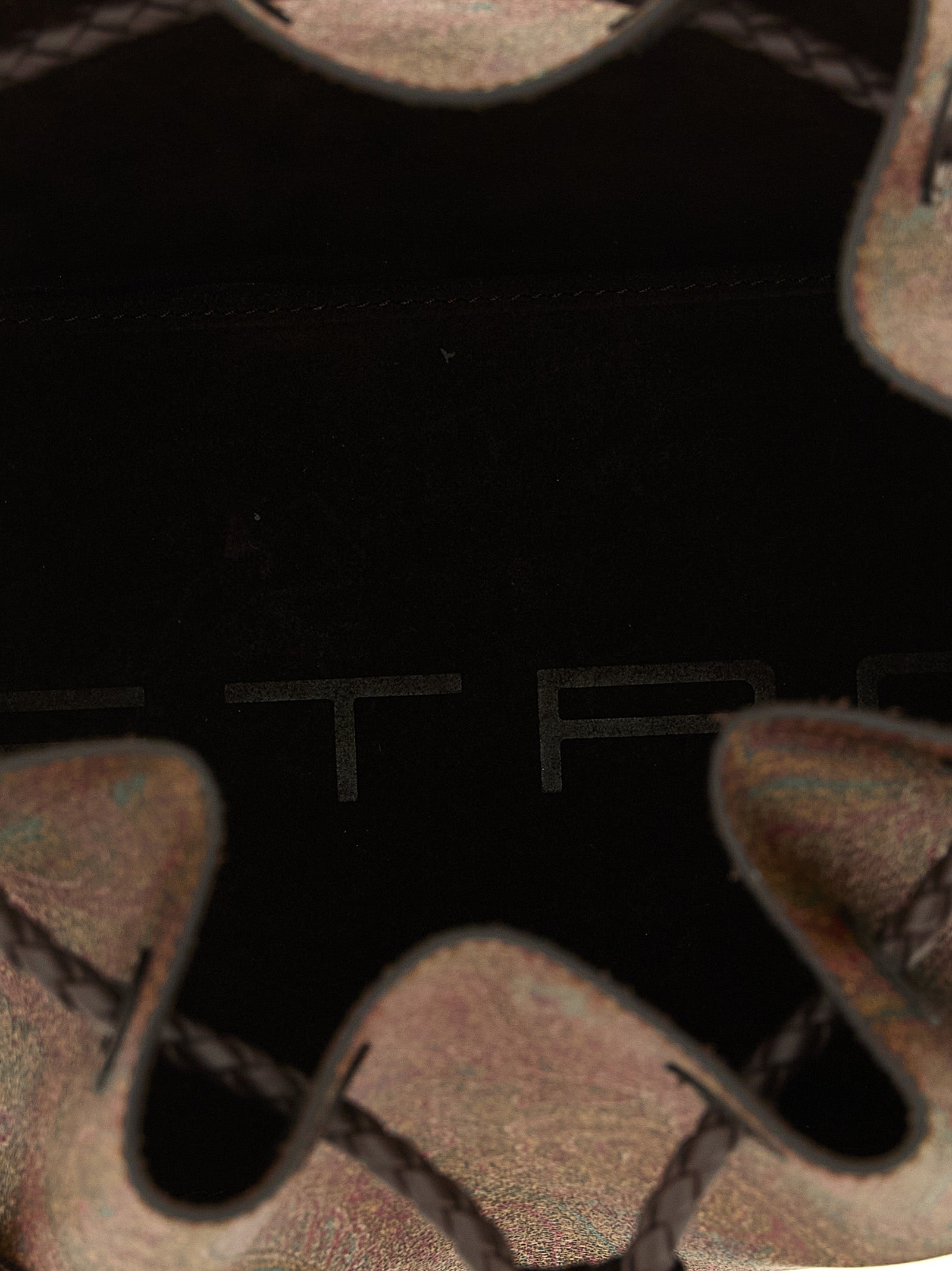Etro Brown Cotton Handbag