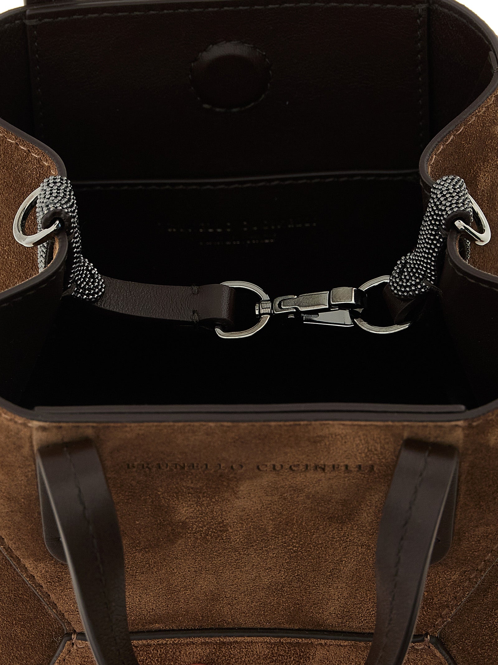 Brunello Cucinelli Brown Calfskin Handbag