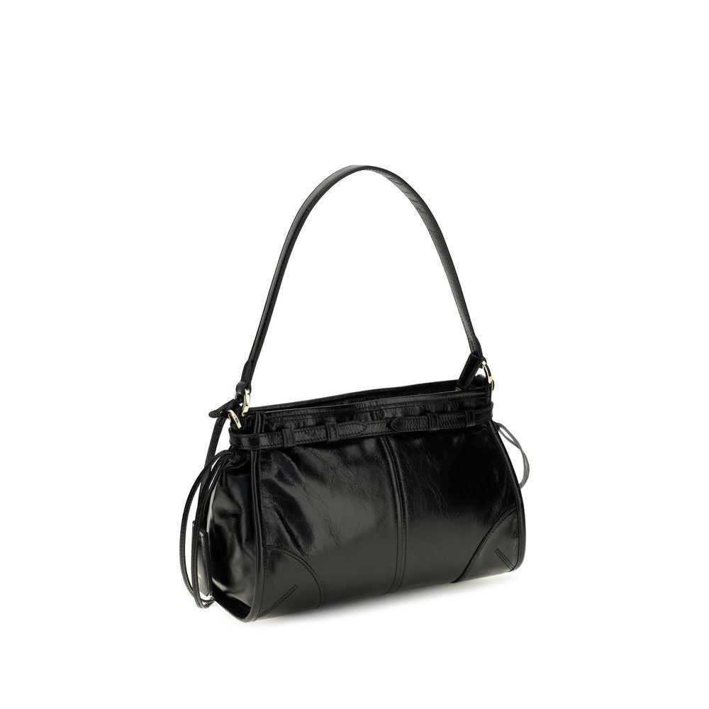 Black Calf Leather Bos Taurus Handbag