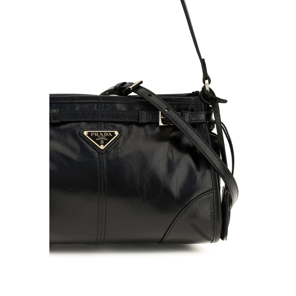 Black Calf Leather Bos Taurus Handbag