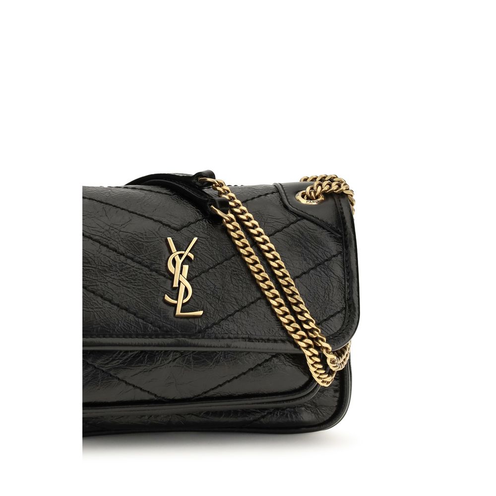 Black Calf Leather Bos Taurus Shoulder Bag