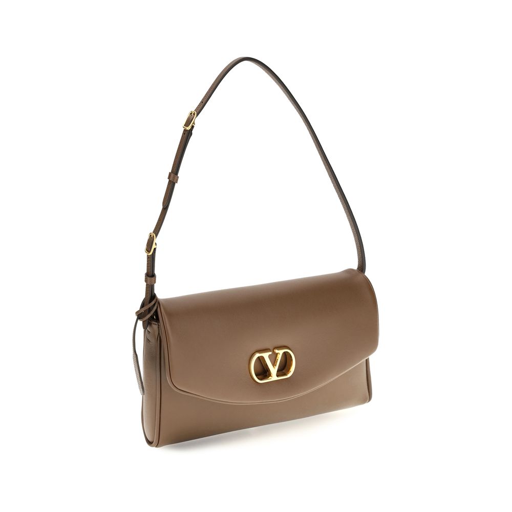 Brown Calf Leather Bos Taurus Shoulder Bag