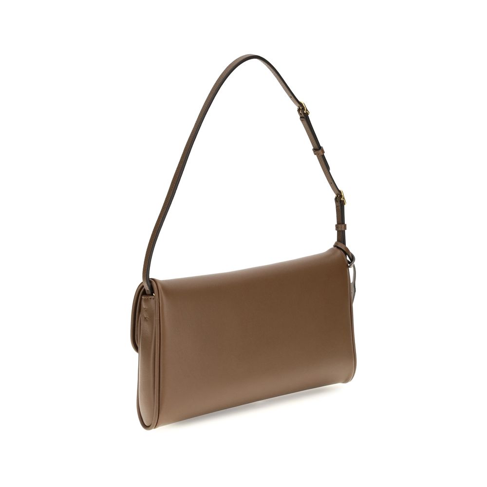 Brown Calf Leather Bos Taurus Shoulder Bag