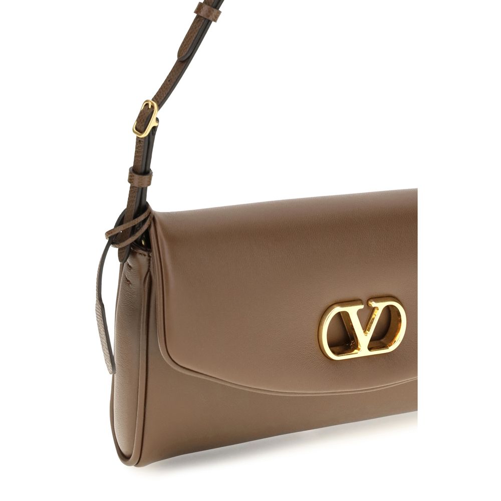 Brown Calf Leather Bos Taurus Shoulder Bag