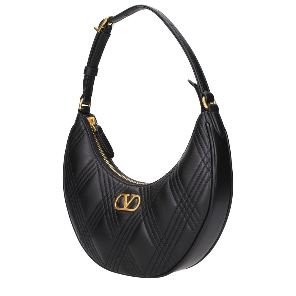 Black Leather Shoulder Bag