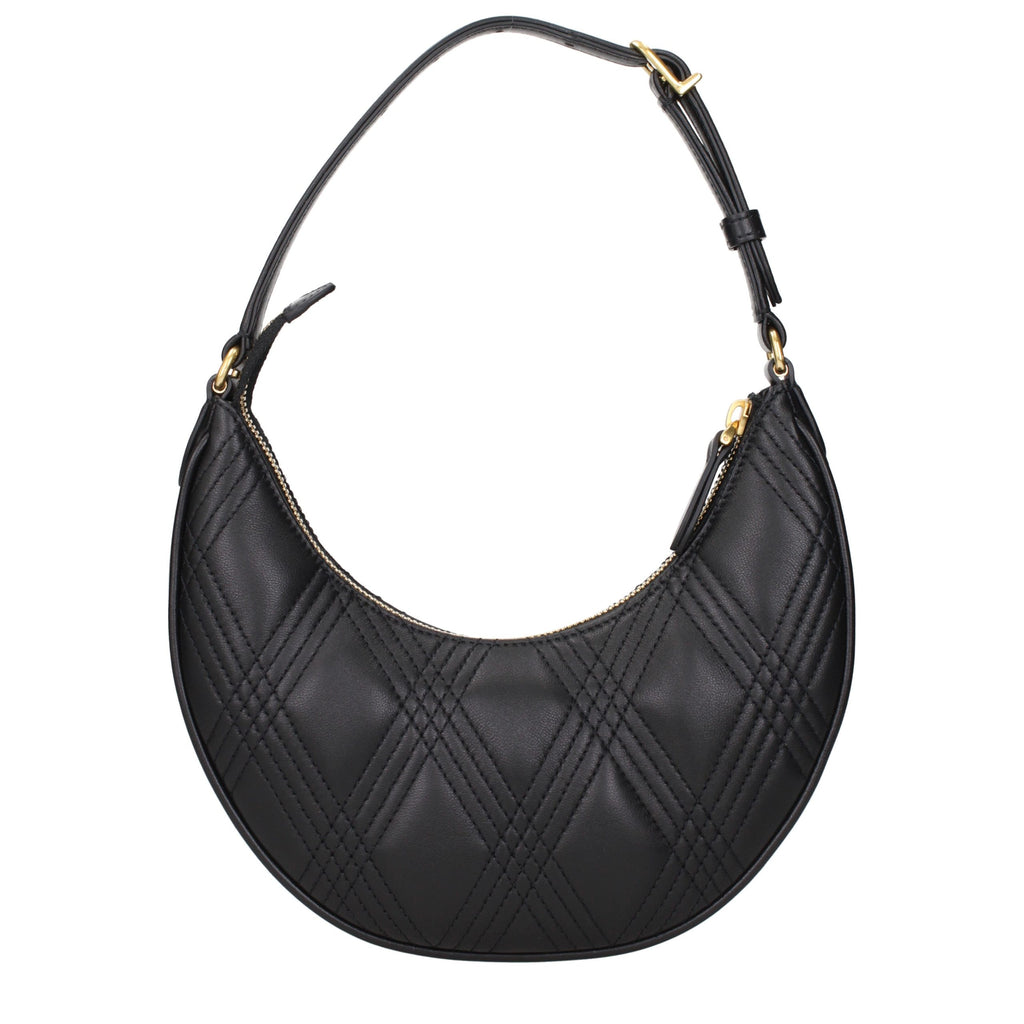 Black Leather Shoulder Bag