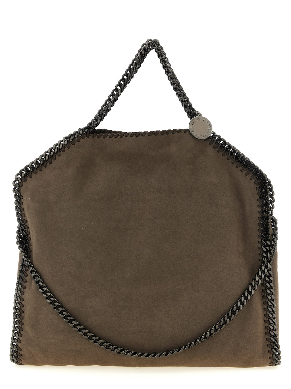 Gray Polyamide Handbag