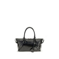Black Calf Leather Bos Taurus Handbag