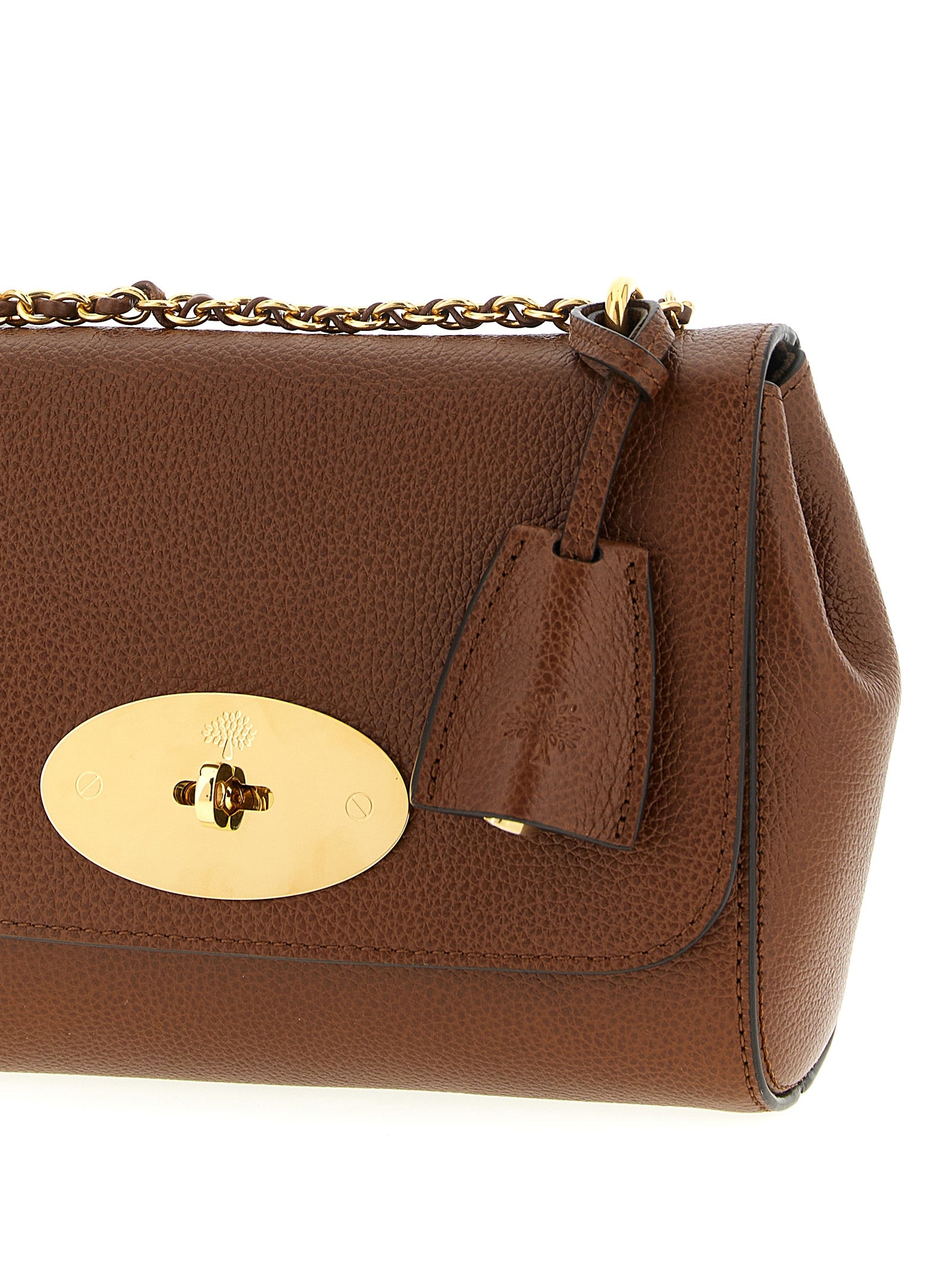 Brown Bovine Leather Shoulder Bag