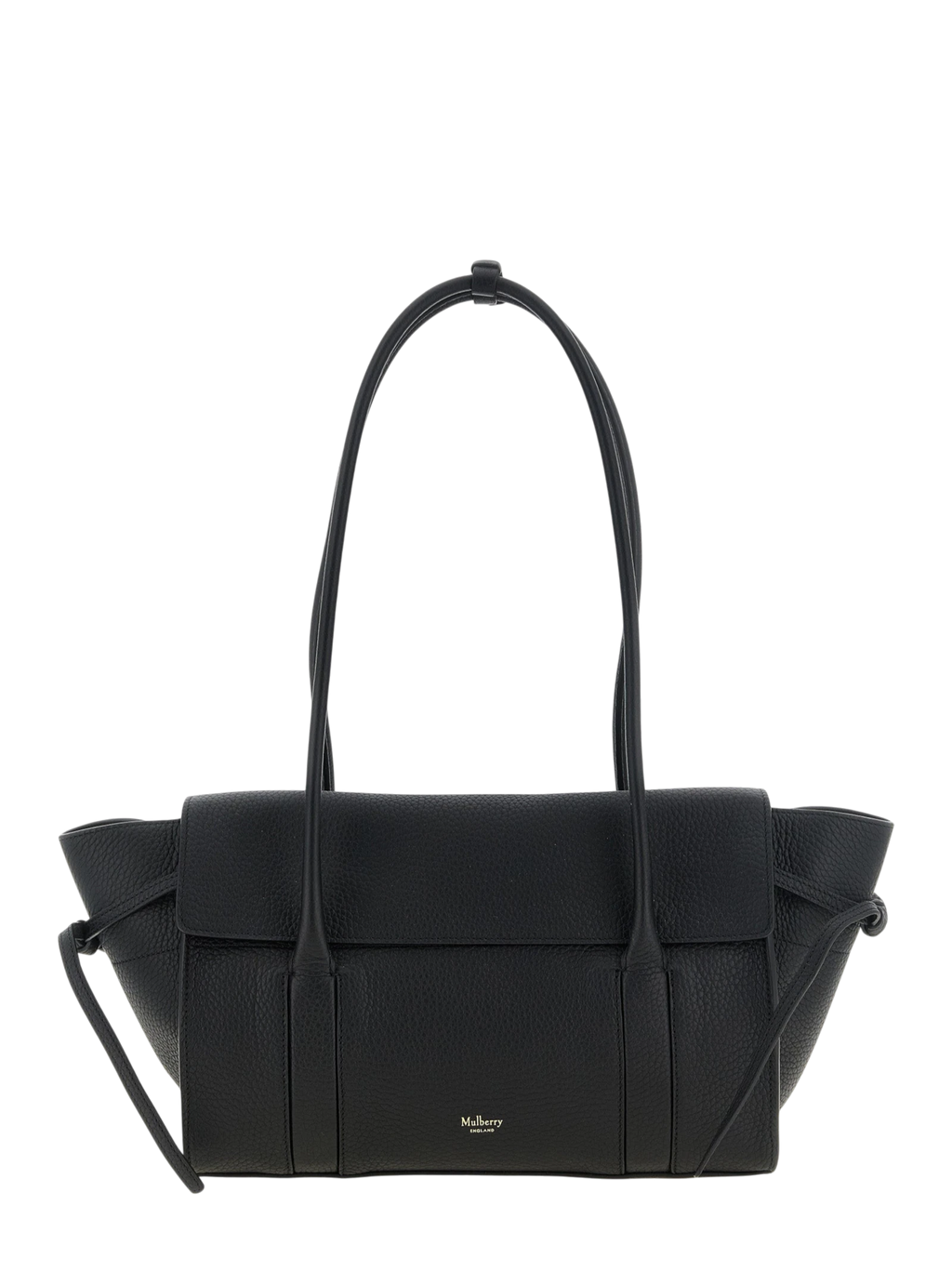 Black Calfskin Shoulder Bag