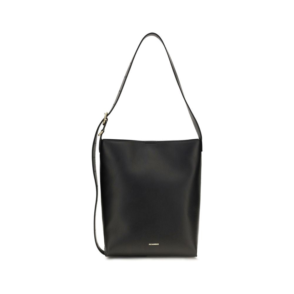 Black Calf Leather Bos Taurus Shoulder Bag